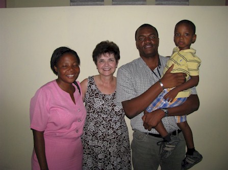 Maulide, Husband Randy and son Armstrong