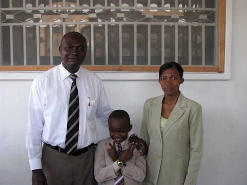 Pastor Habacuc, wife Anali, and son Eleazar