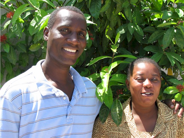 Pastor Eddy Saivil and his wife.